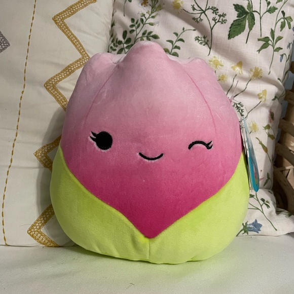 BNWT Squishmallow Pink Tulip Brigie 8” - Picture 1 of 3